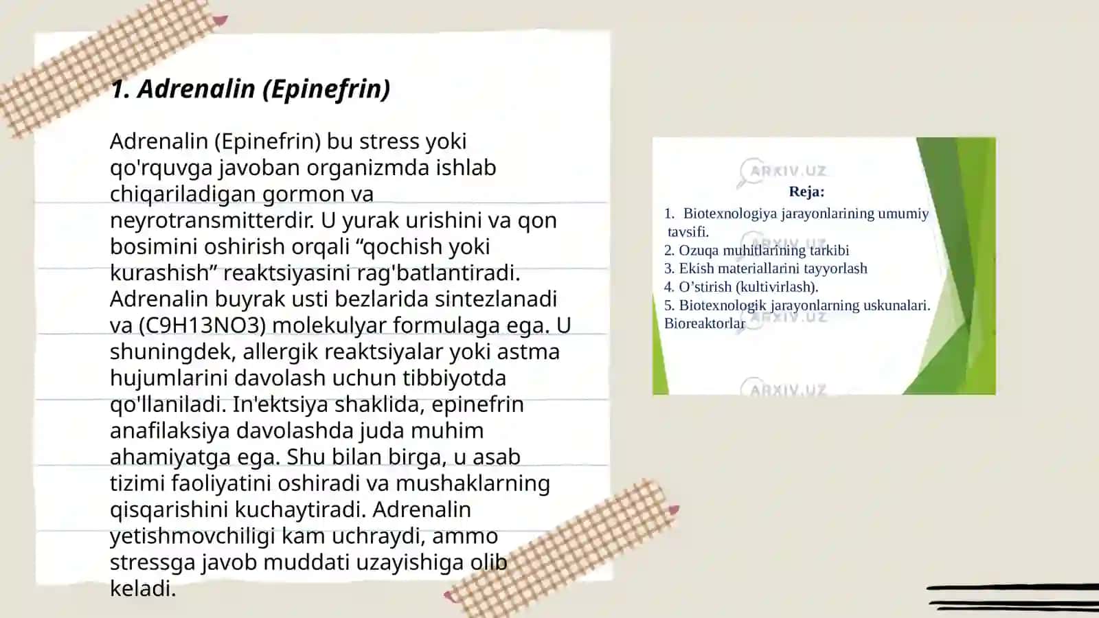 Anafilaktik shokda qo‘llaniladigan dorilar 3