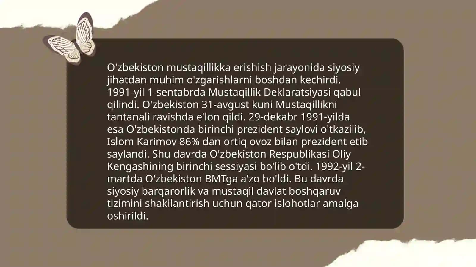 O'zbekistondagi ijtimoiy -siyosiy jarayonlar 3