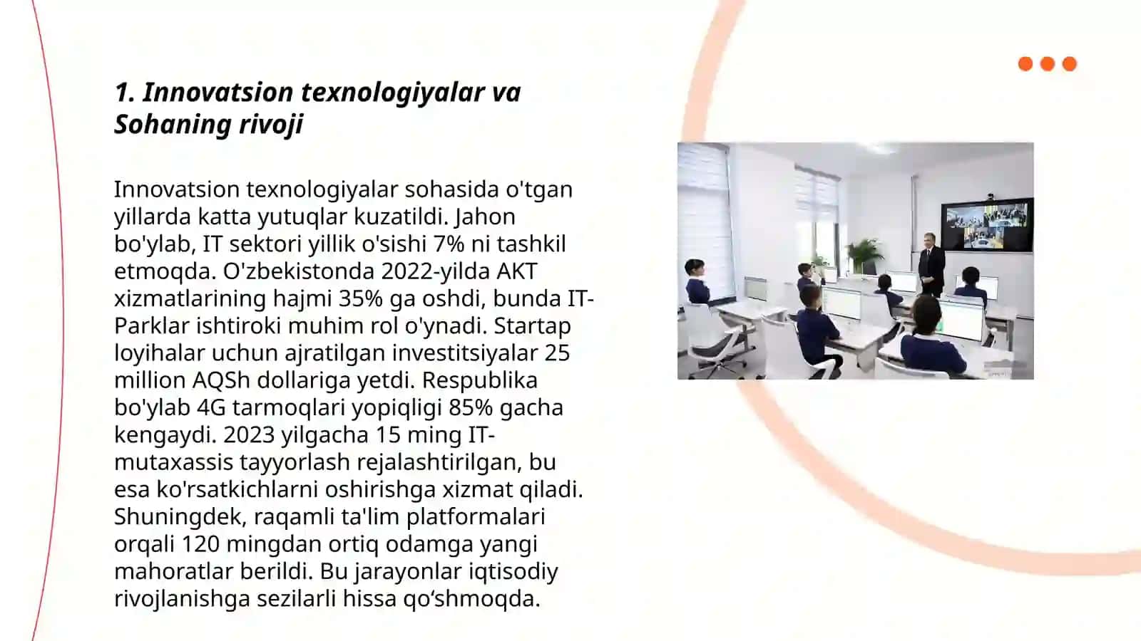 Sohaning innovatsion yangiliklari 3