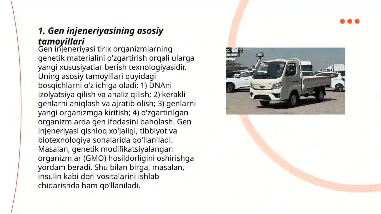 O'simlik va hayvon irsiyatini gen injeneriyasi usuli bilan o'zgartirish 3