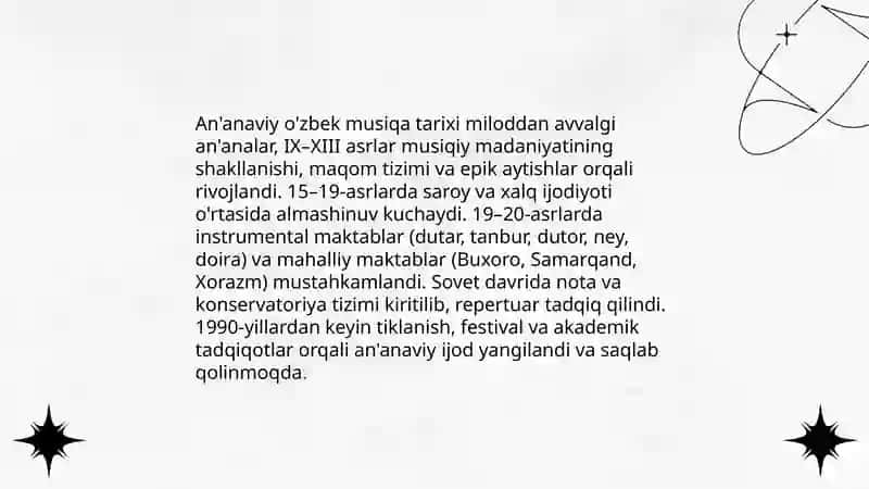 An'anaviy musiqa 3