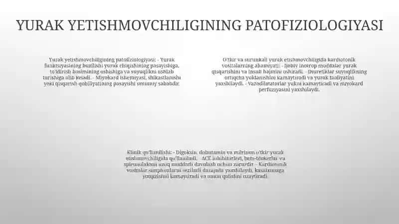 O‘Tkir Va Surunkali Yurak Yetishmovchiligida Kardiotonik Vositalarning Ahamiyati 3