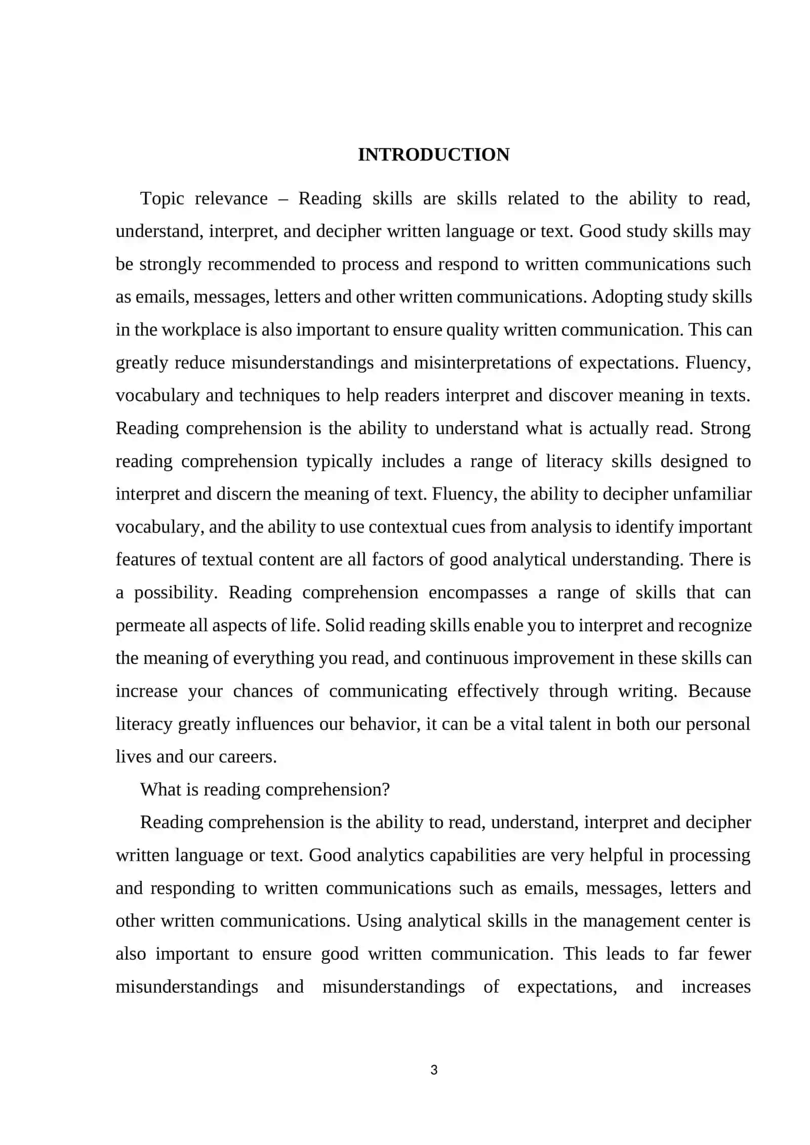 TEACHING READING ON THE TOPIC NATURAL RESOURCES AND RATIONAL USE OF THEM FOR THE INTERMEDIATE LEVEL PUPILS 3