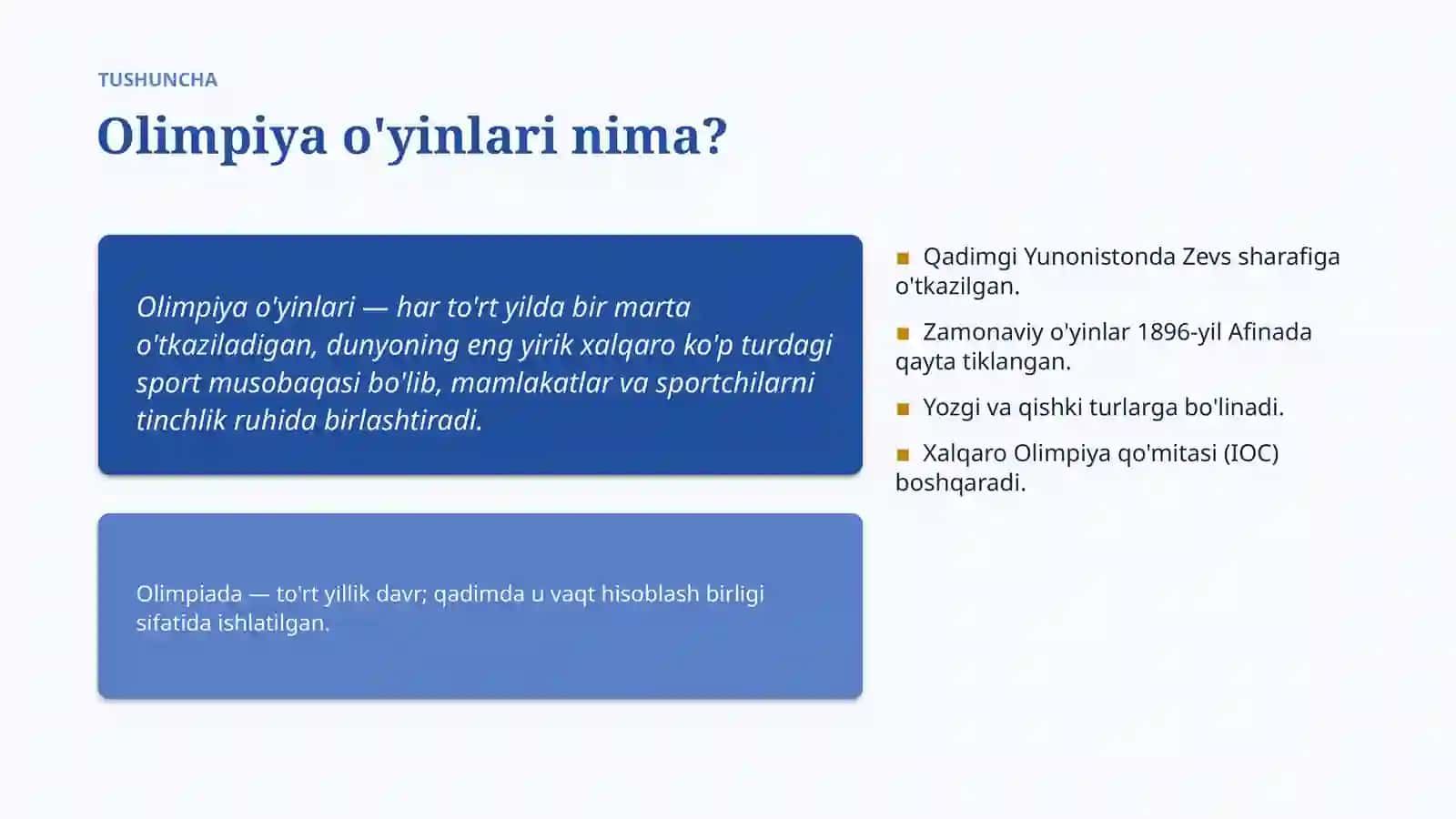 Olimpiya o'yinlari: tarix va innovatsiyalar 3