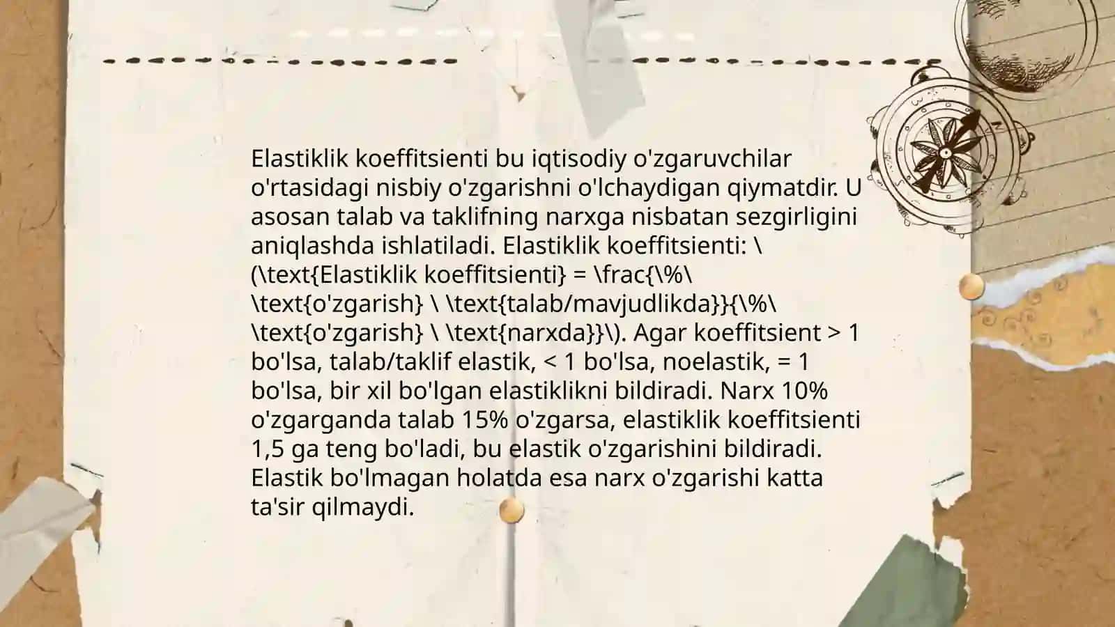 Elastiklik koffitsienti yordamida bozor talabini baholash 3