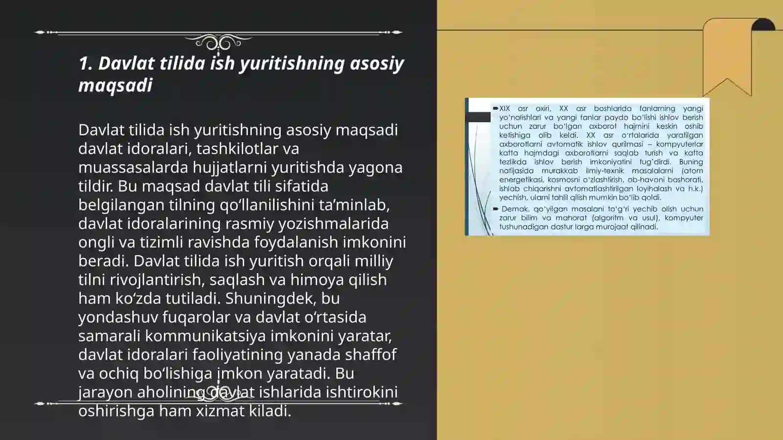 Davlat tilida ish yuritish fanining maqsad va vazifalari 3