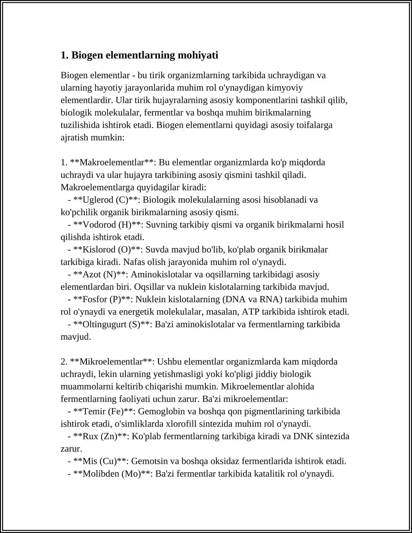 BIOGEN ELEMENTLAR VA ULARNING AHAMIYATI 3