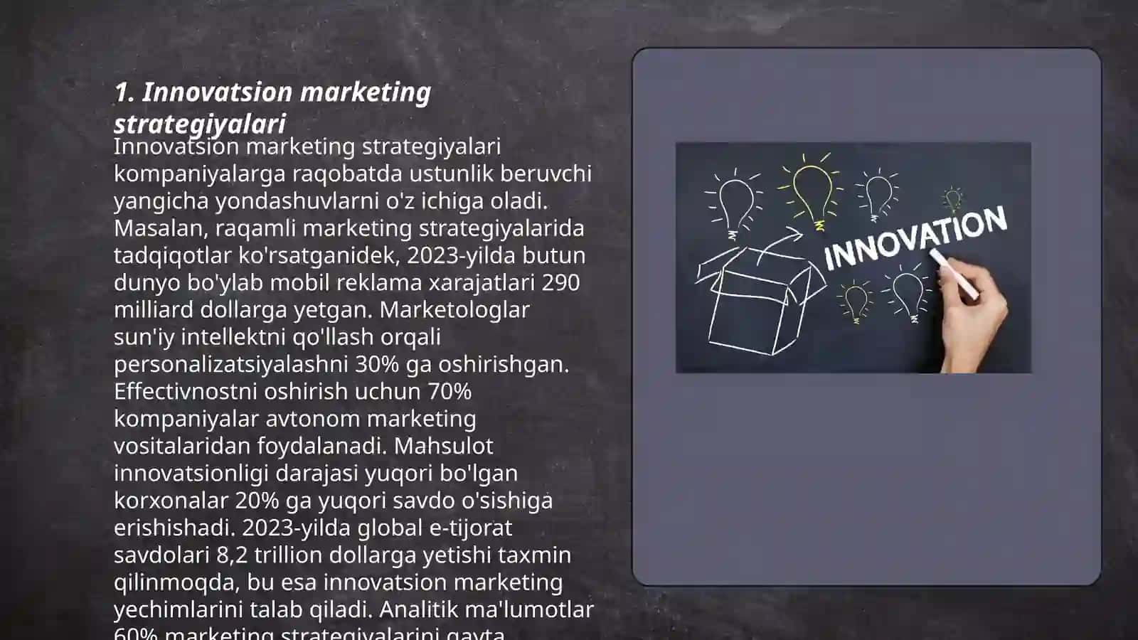 Innovatsion marketing strategiyalari 3