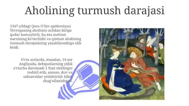 Oʻrta asr Yevropa hayoti: Jamiyat va tuzum 3