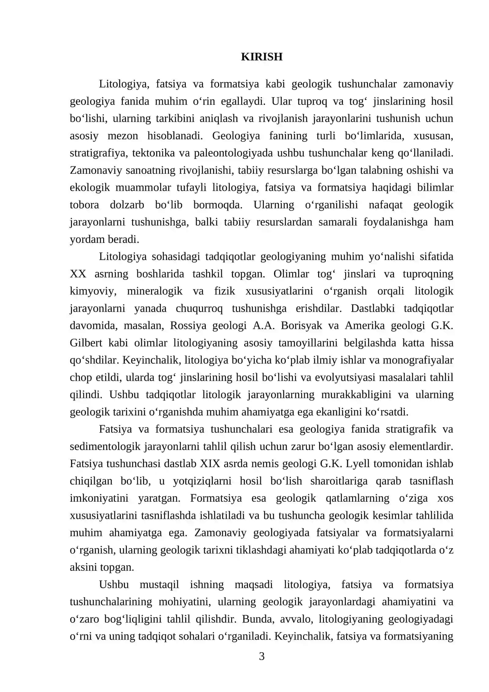 Litologiya fatsiya va formatsiya 3