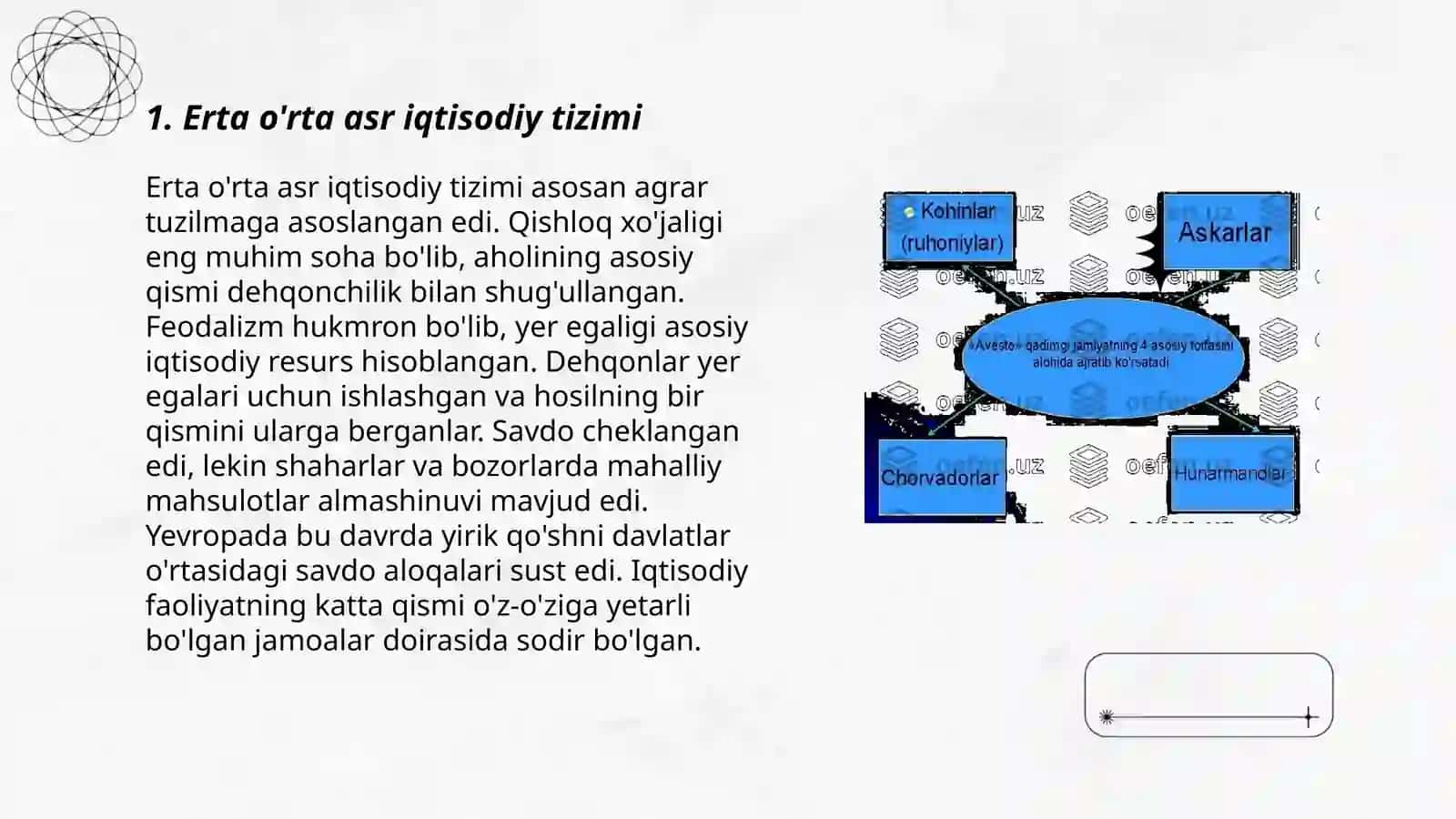 Erta o'rta asr iqtisodiy tizimi 3