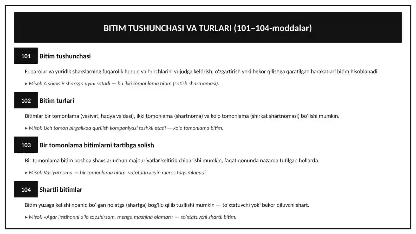 Bitimlar Mavzusida Slayd prezentatsiya taqdimot 3