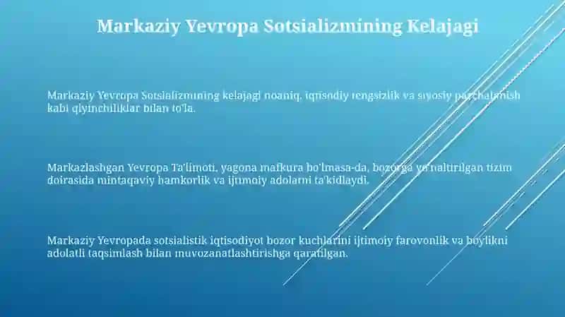 Markaziy Yevropa Sotsializmining kelajagi 3