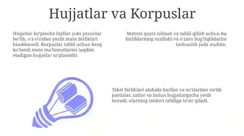 Hujjatlar va Korpuslar 3
