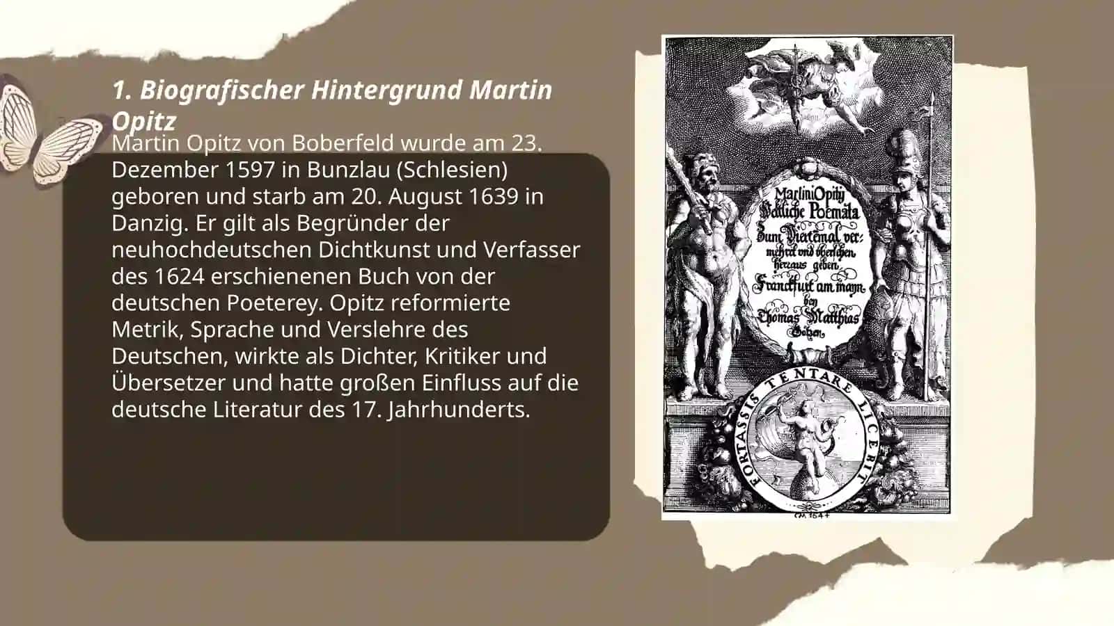 Martin Opitz: Buch von der Deutschen Poeterey 3