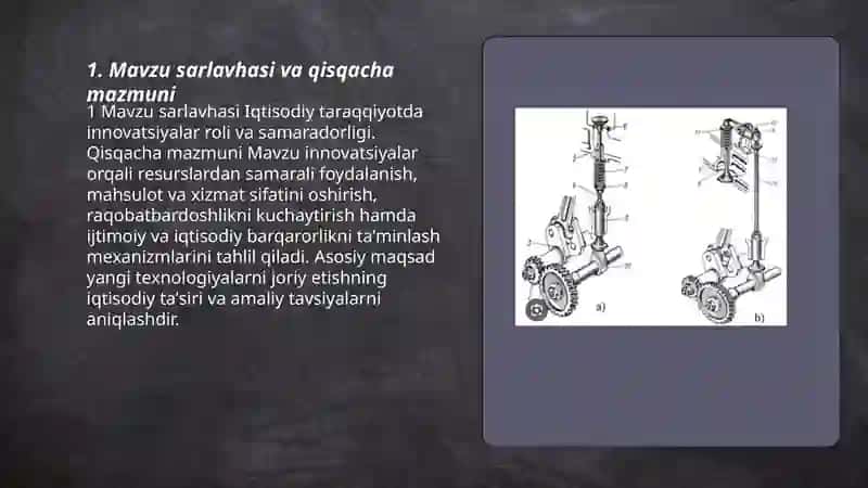 Iqtisodiy taraqqiyot innovatsiyalari 3