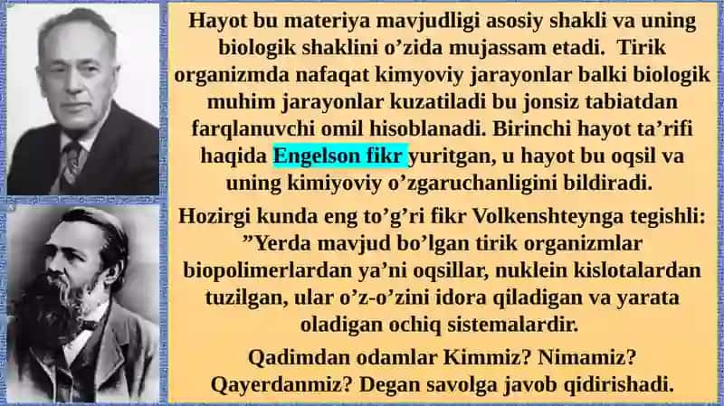Evolyutsion jarayonlar va ularning umumiy qonuniyatlari. Antropogenez 3