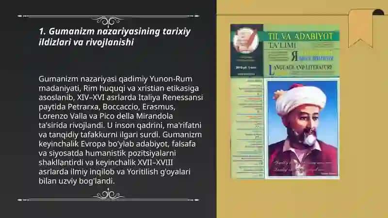 Gumanizm nazariyasi 3
