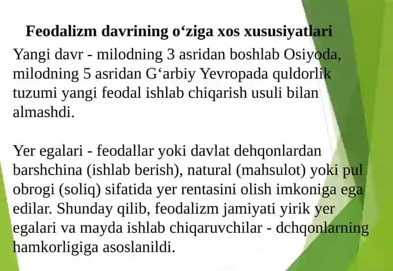 Feodaljamiyati va uning emirilishi davridagi iqtisodiy ta‘limotlar 3
