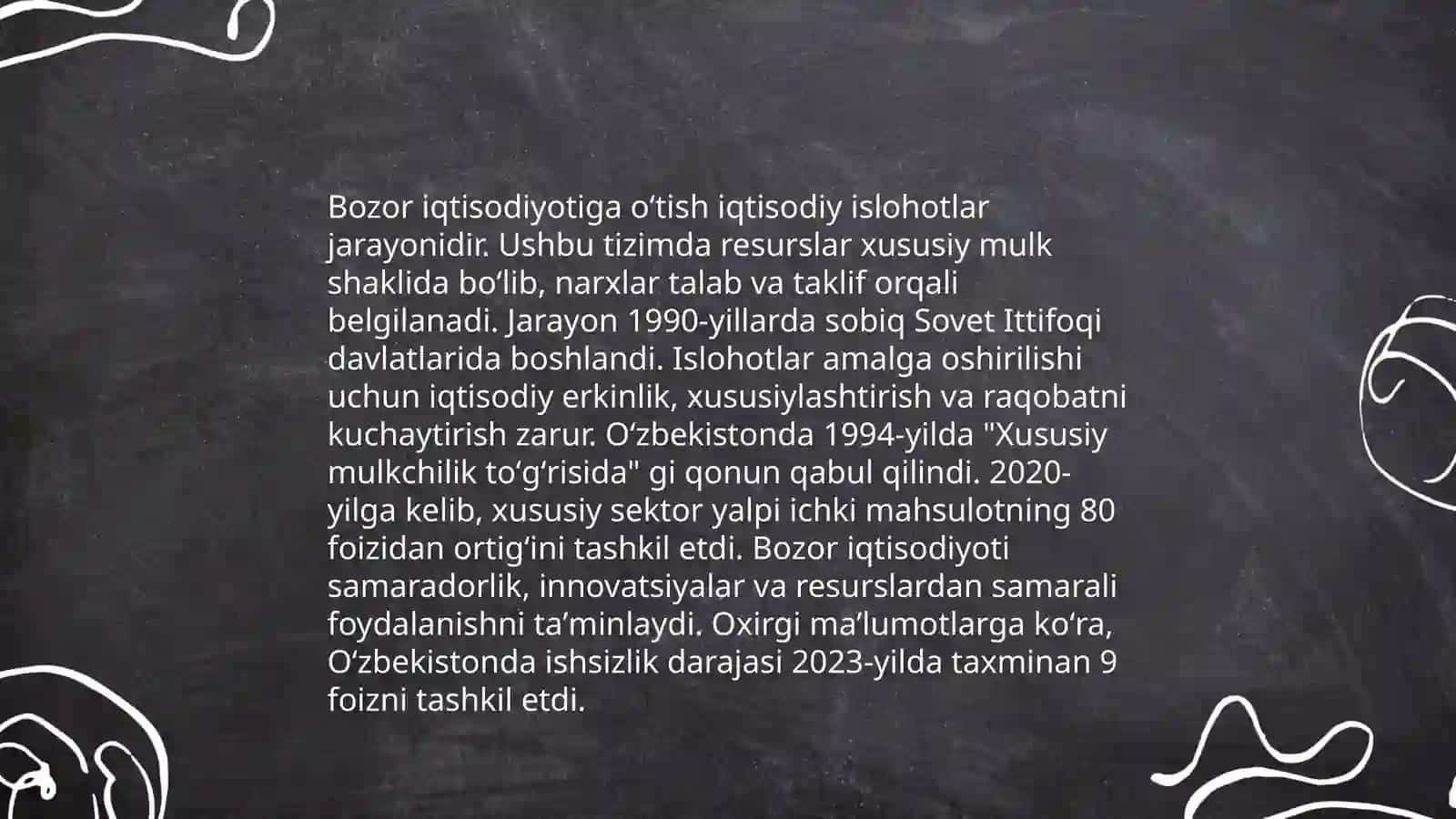 Bozor iqtisodiyotiga oʻtishning oʻzbek modeli 3