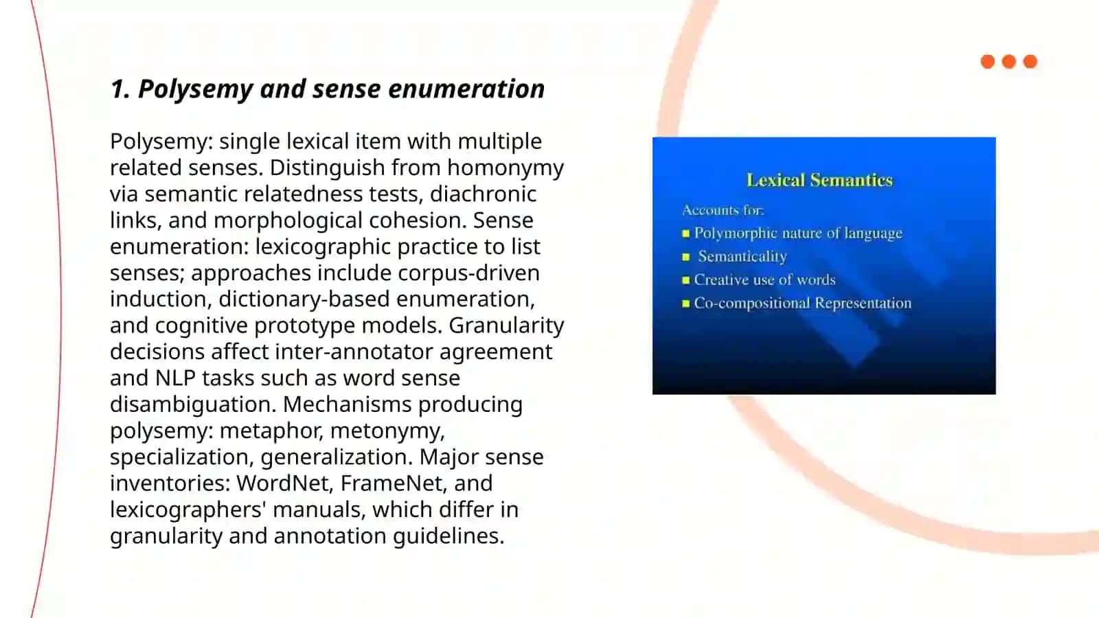 Lexical Meaning and Semantic Structure of English Words 3