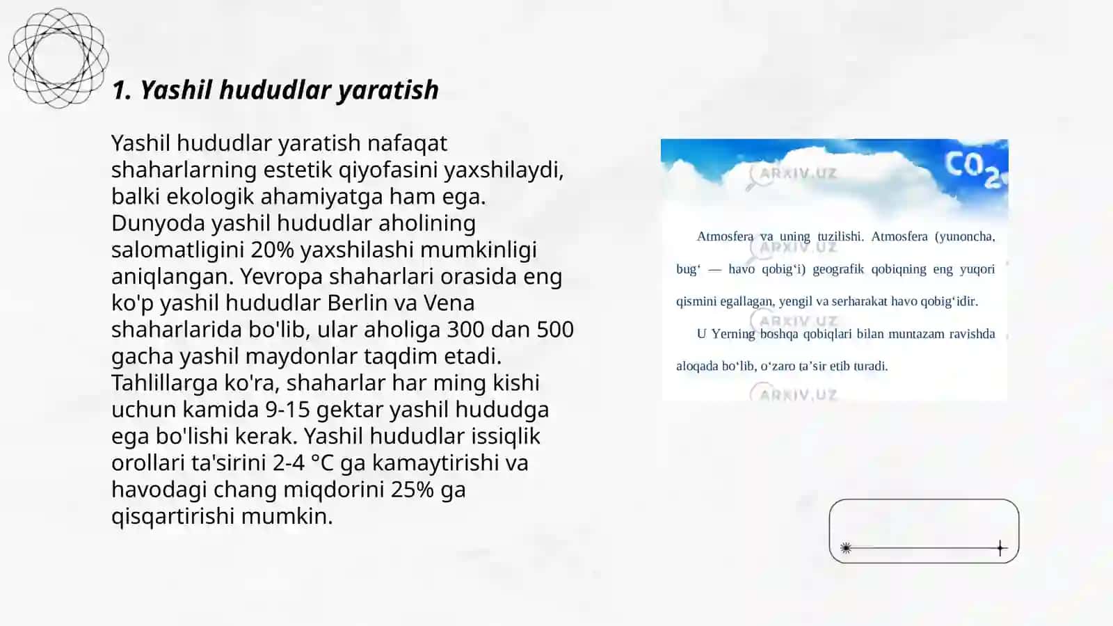Atmosfera havosini mayda chang zarralaridan tozalash 3
