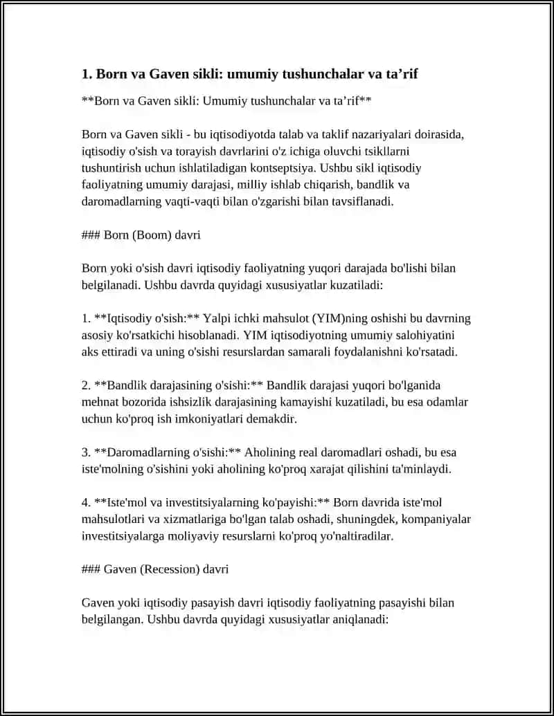 TERMO KIMYOVIY JARAYONLARDA BORN VA GAVEN SIKLI VA UNING AHAMIYATI 3