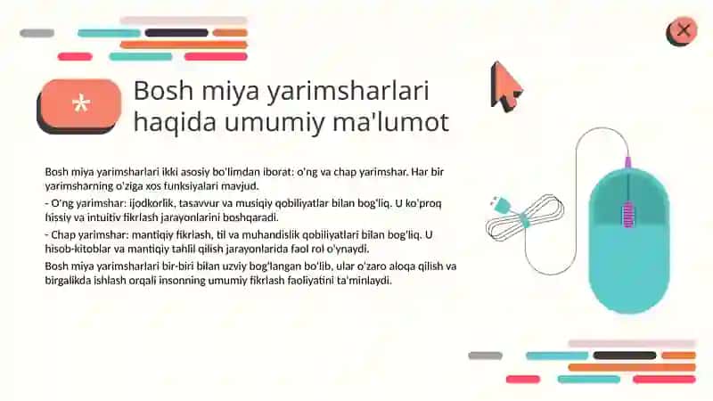 Bosh miya yarimsharlari. Bazal yadrolar 3