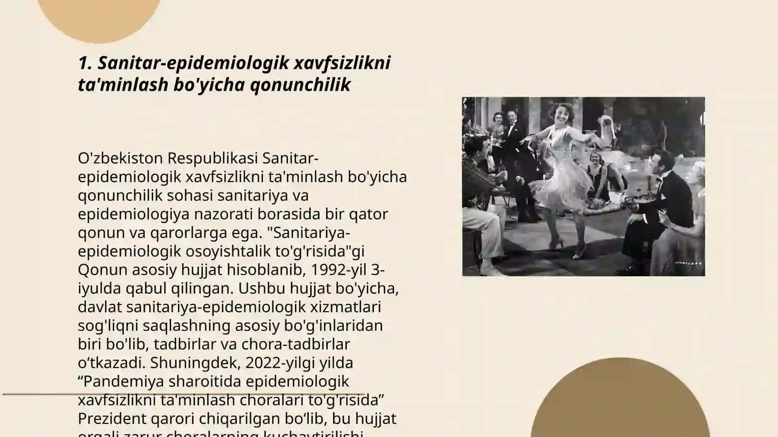 Sanitar-epidemiologik xavfsizlikni ta'minlash bo'yicha davlat siyosati 3