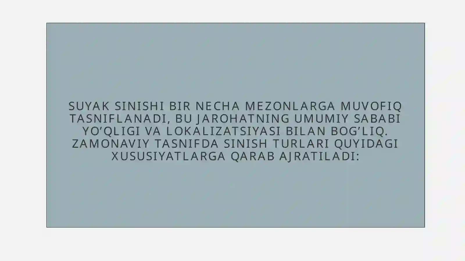 Suyak sinishi, chiqishi, transport immobilizatsiyasi, yatrogeniya 3