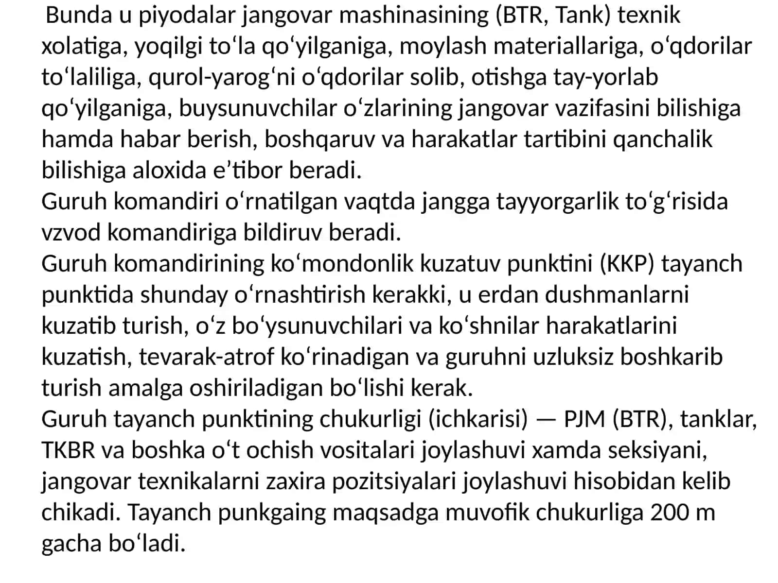 Jangda jangovor guruxni boshqarish 3