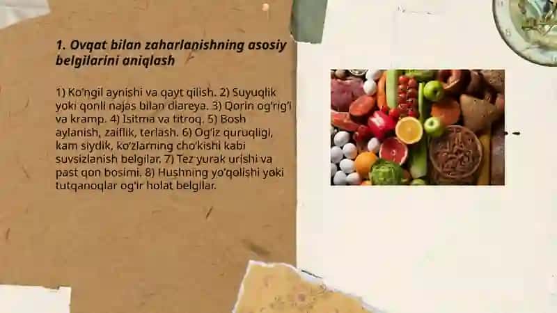 Ovqat bilan zaharlanishda birinchi yordam 3