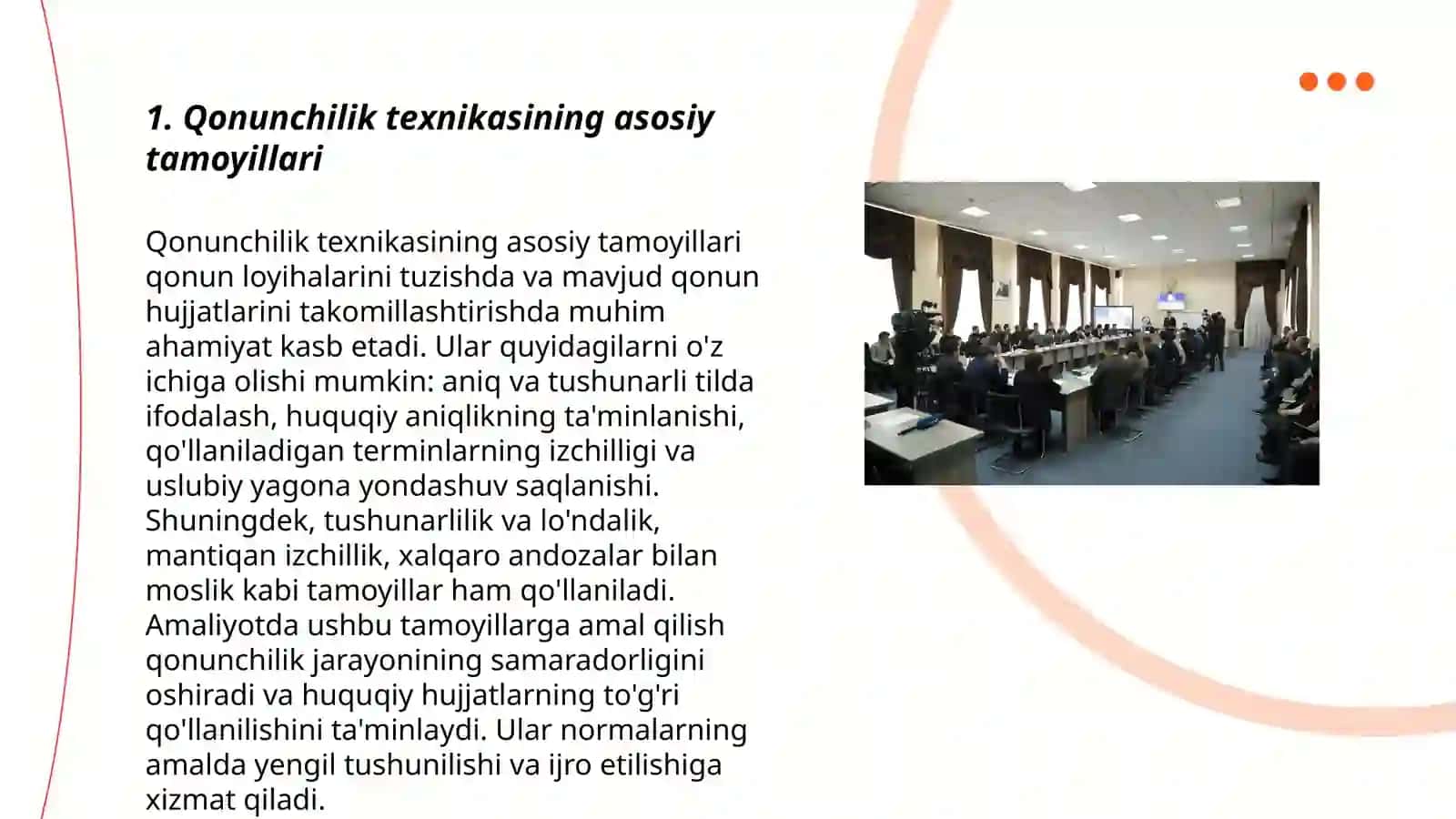 Qonunchilik texnikasi va yuridik amaliyot 3