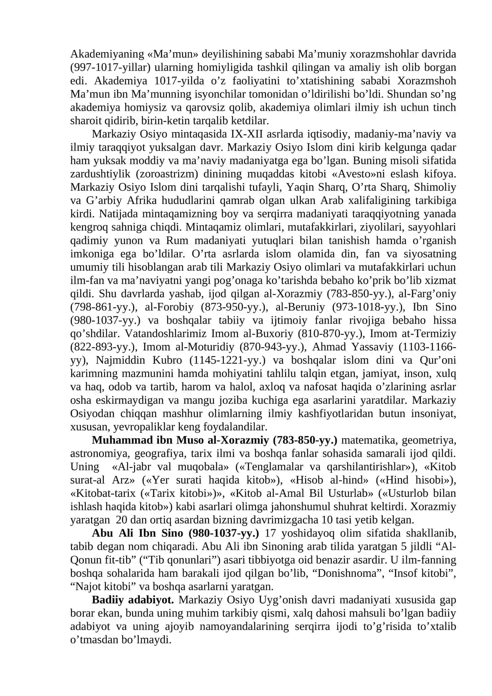 IX-XII VA XIV-XVI ASRLARDA MARKAZIY OSIYO RENESSANSI 3