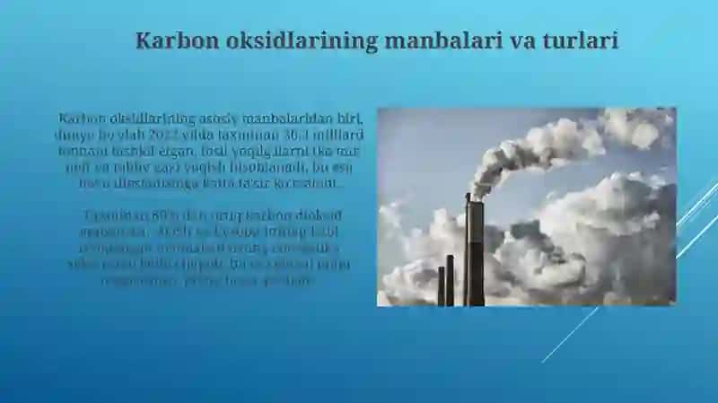 Gazlarni uglerod oksedlari va oltingugurtdan tozalash 3
