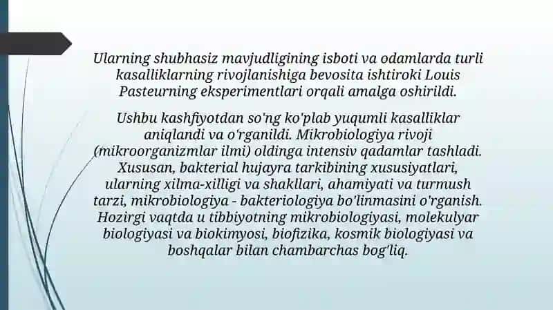 Bakteriyalar haqida 3