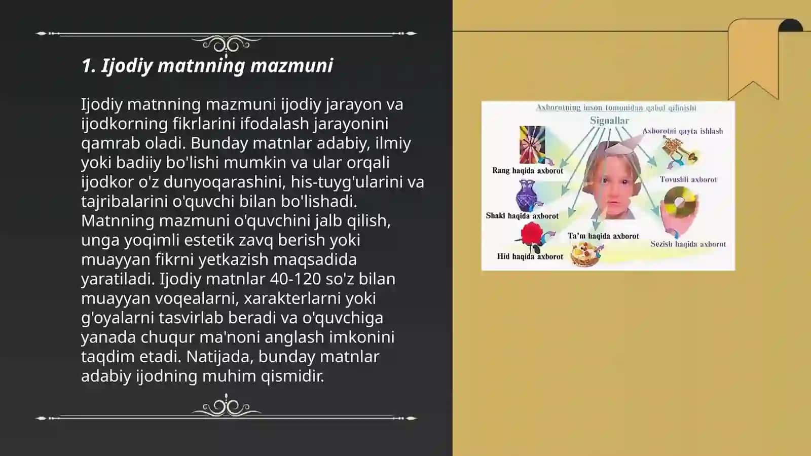 Ijodiy matn va uning turlari 3