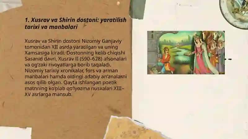 Xusrav va Shirin dostoni 3