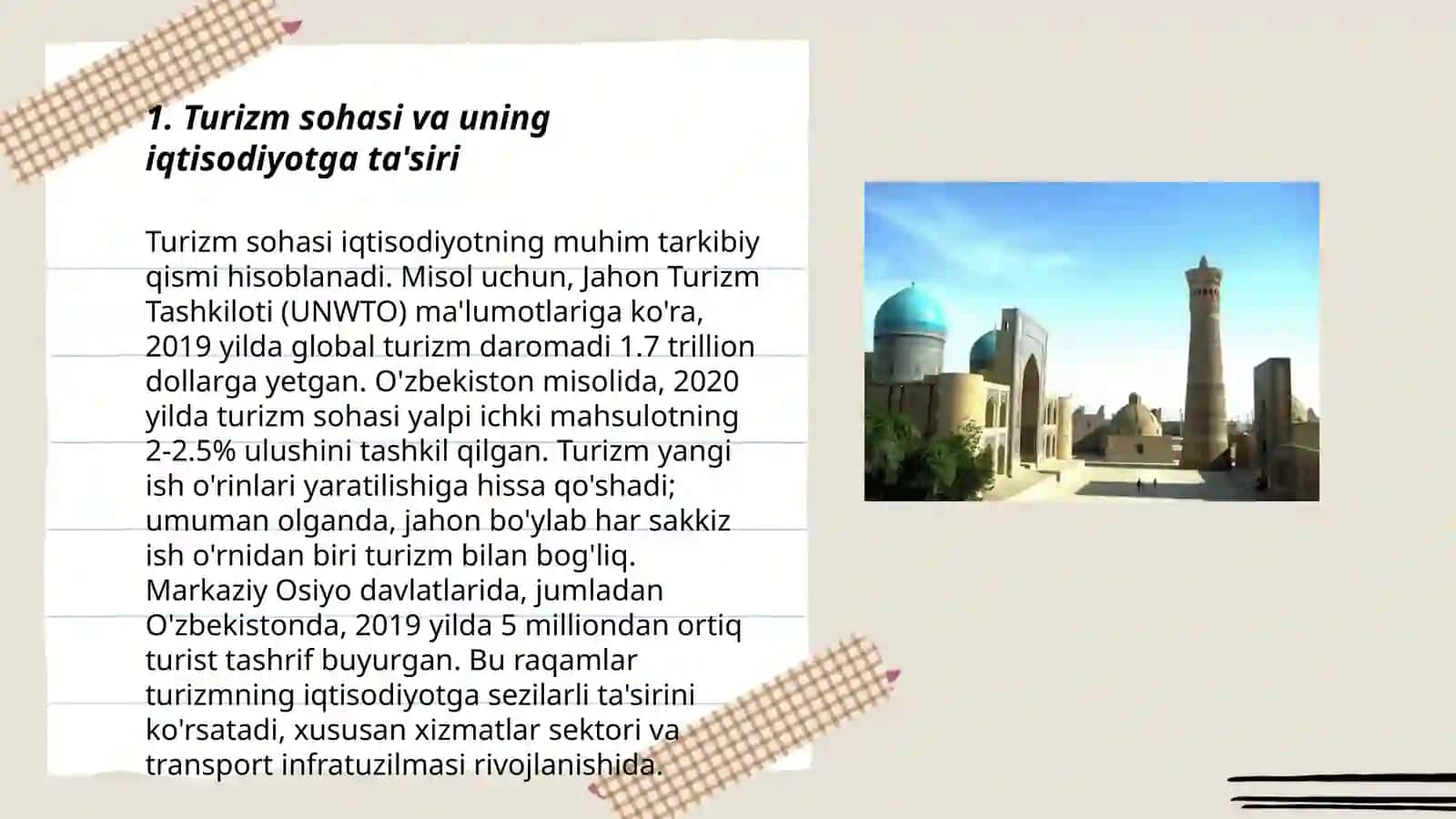 Turistik industriyaning iqtisodiy asoslari 3