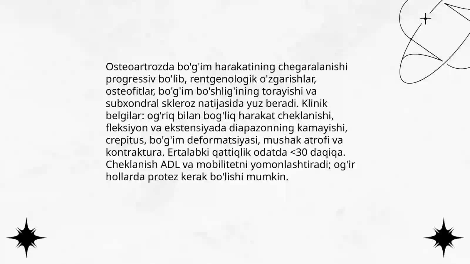 Tayanch harakat aparati, yurak qon tomir, nafas organlari, ruhiy kasalliklarda, bolalar kasalliklarda harakatning chegaralanishi 3