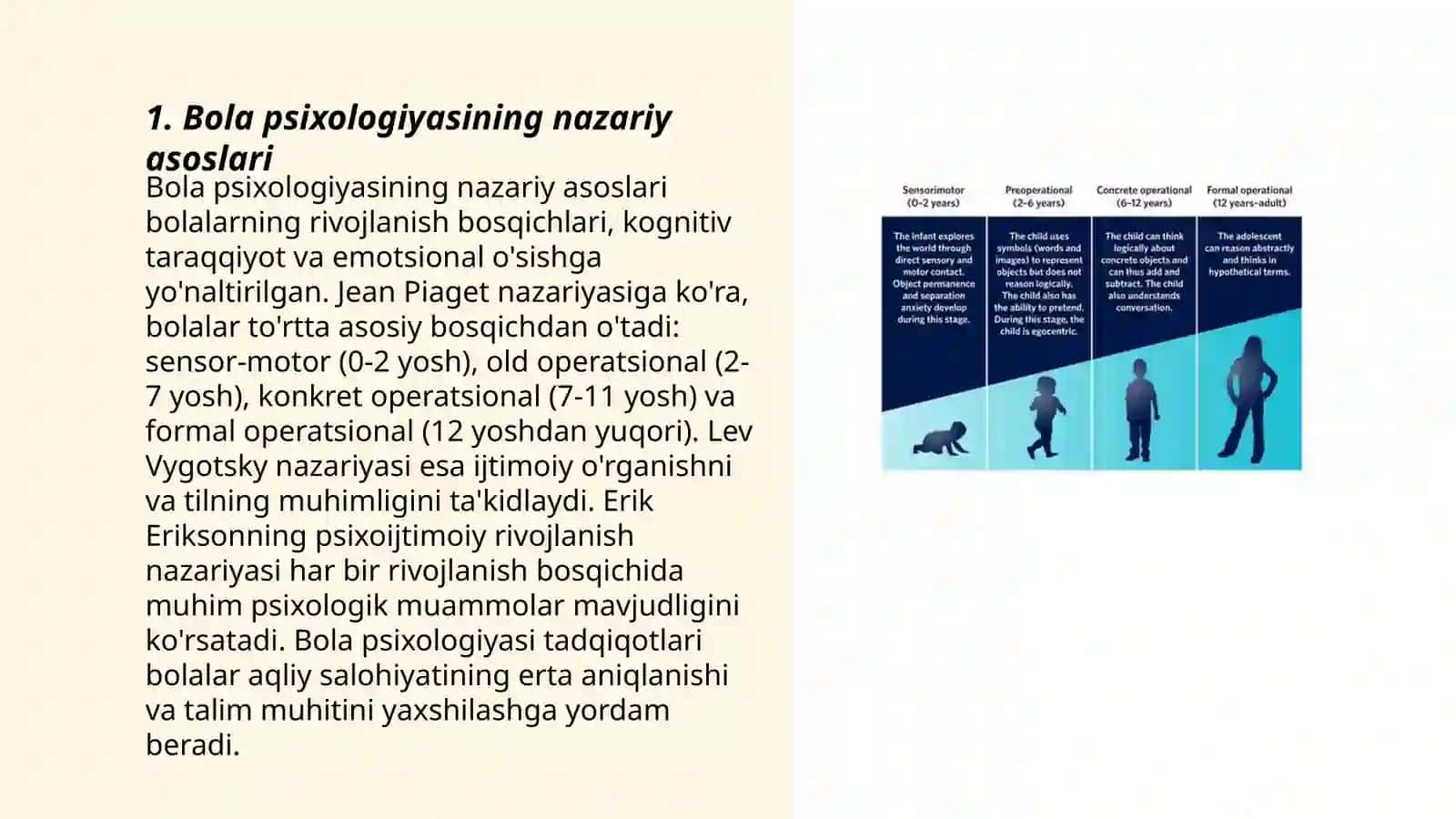 Bola psixologiyasini muomollarini o'rganish 3
