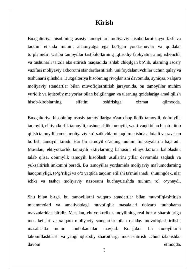 Buxgalteriya hisobining asosiy tamoyillari 3
