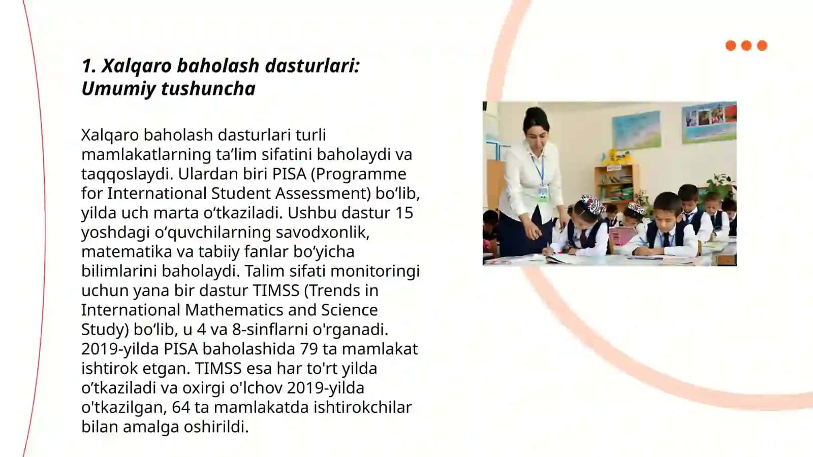 Xalqaro baholash dasturlari 3