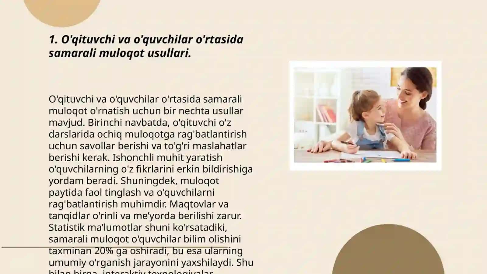 Sinf rahbarining tarbiyaviy faoliyati samaradorligini oshirish usullari 3