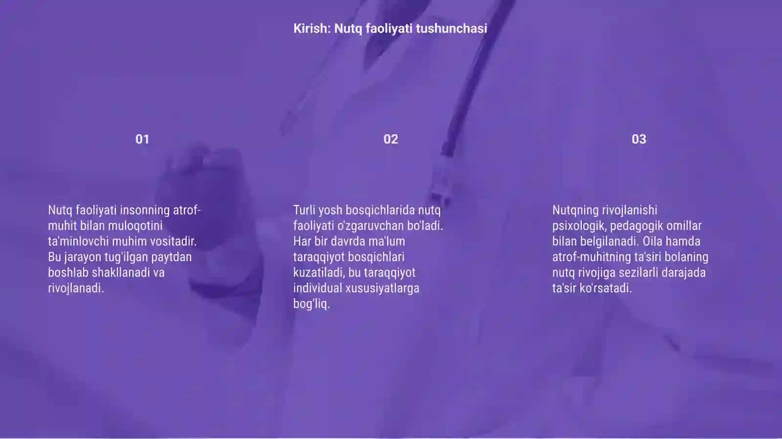 Turli yosh davrlarida nutq faoliyatining rivojlanishi 3