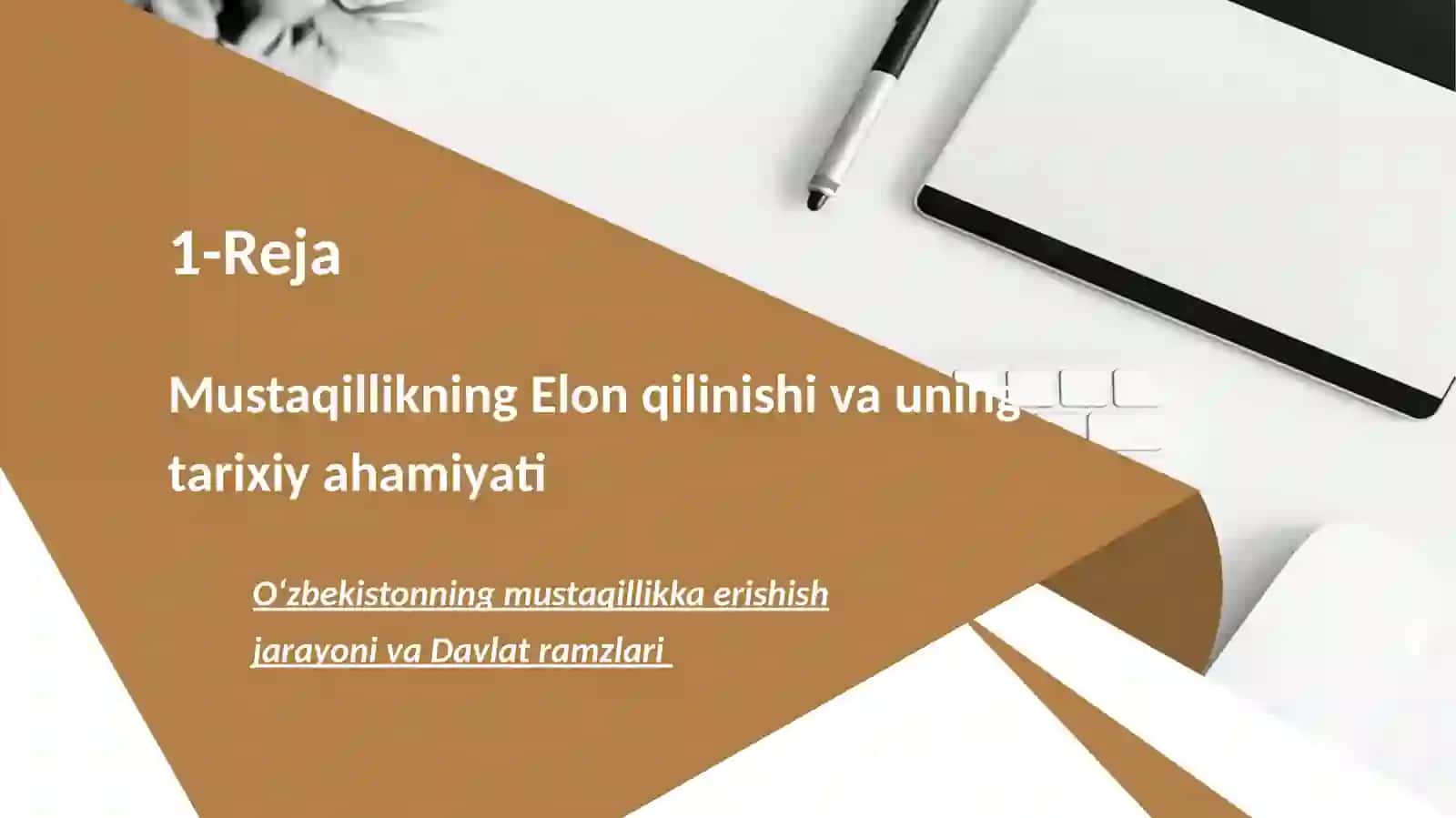 Oʻzbekistonning oziga xos istiqlol va taraqqiyot yoʻli 3