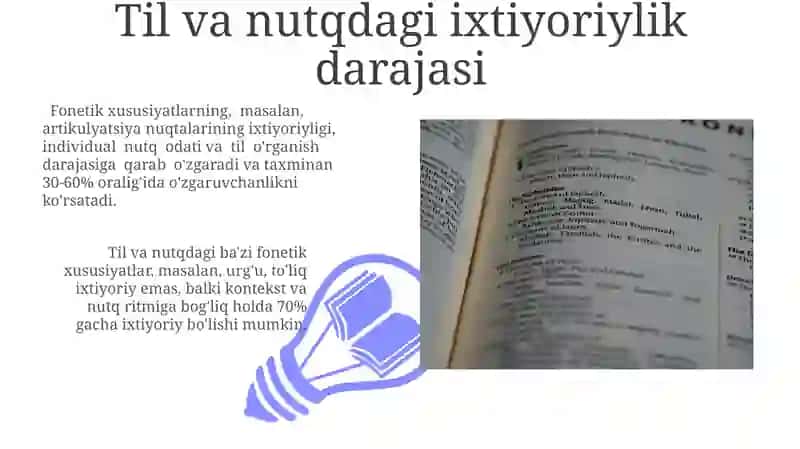 Lisoniy belgining ixtiyoriy va ixtiyoriy emasligi 3
