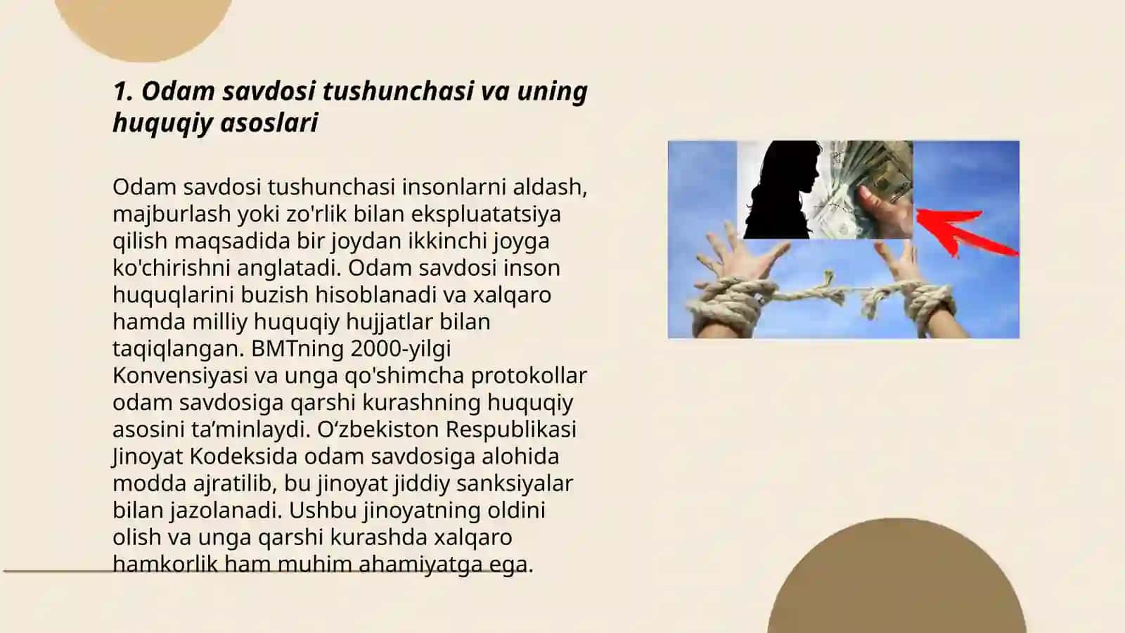 Odam savdosi bilan bog'liq jinoyatlarning kriminologik tavsifi va profilaktikasi 3