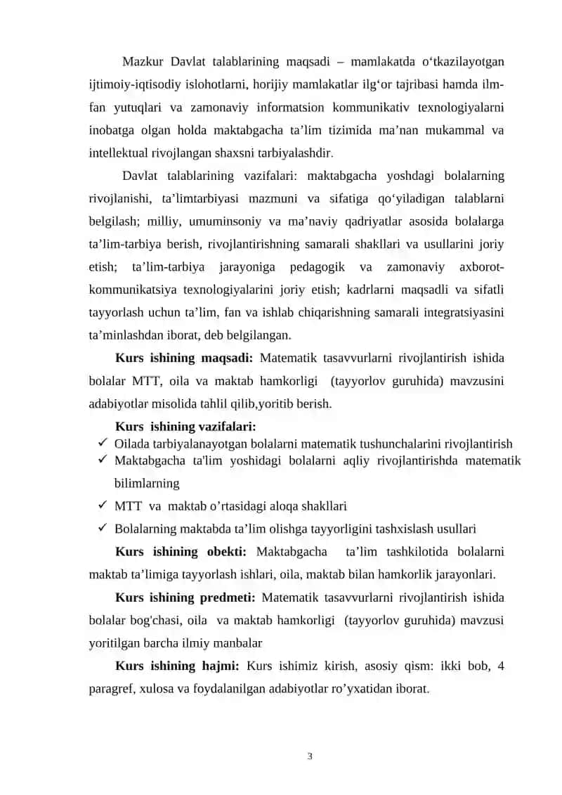 MAKTABGACHA TA'LIM TASHKILOTIDA TO'PLAM HAQIDA TUSHUNCHA BERISH 3