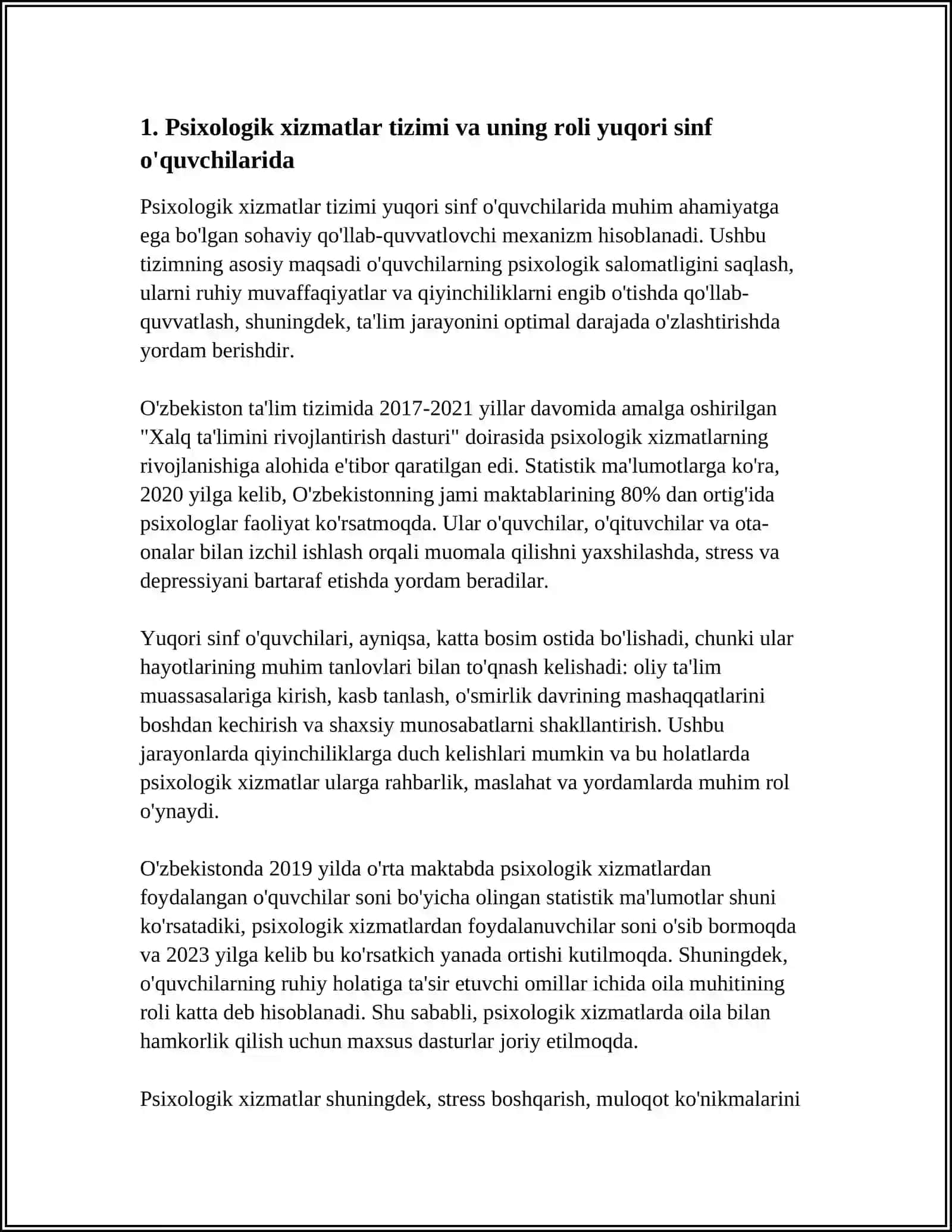 YUQORI SINF OQUVCHILARINING PSXOLOGIK MUAMMOLARINI HAL QILISH TEXNOLOGIYASI 3